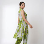 Blueverra Women’s Green Printed Co-ord Set