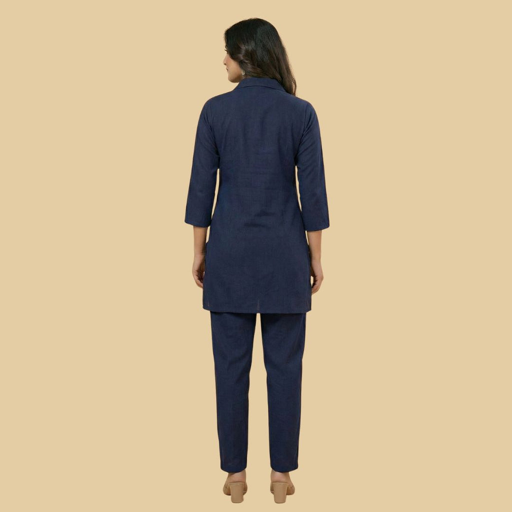 Catchy & Trendy Navy Blue Co-ord Set
